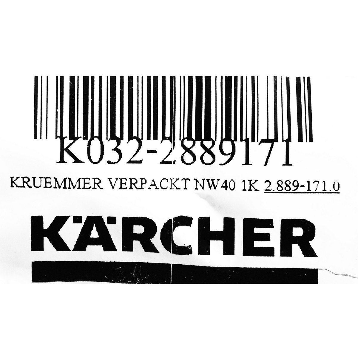 KRUEMMER VERPACKT NW40 1K