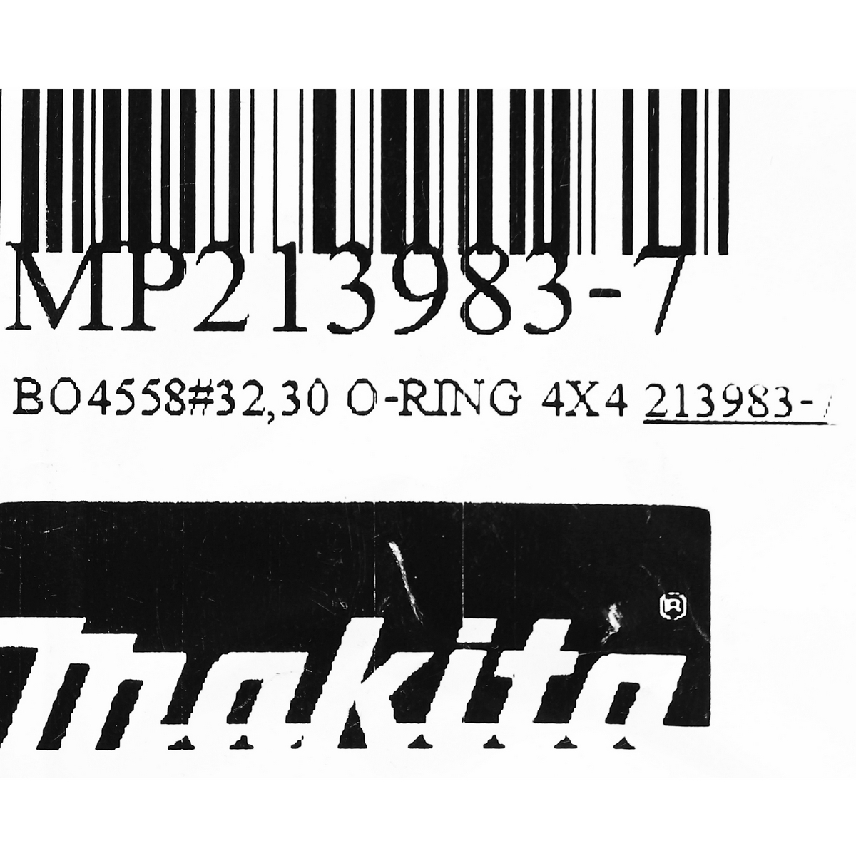 อะไหล่ BO4558#32,30 O-RING 4X4