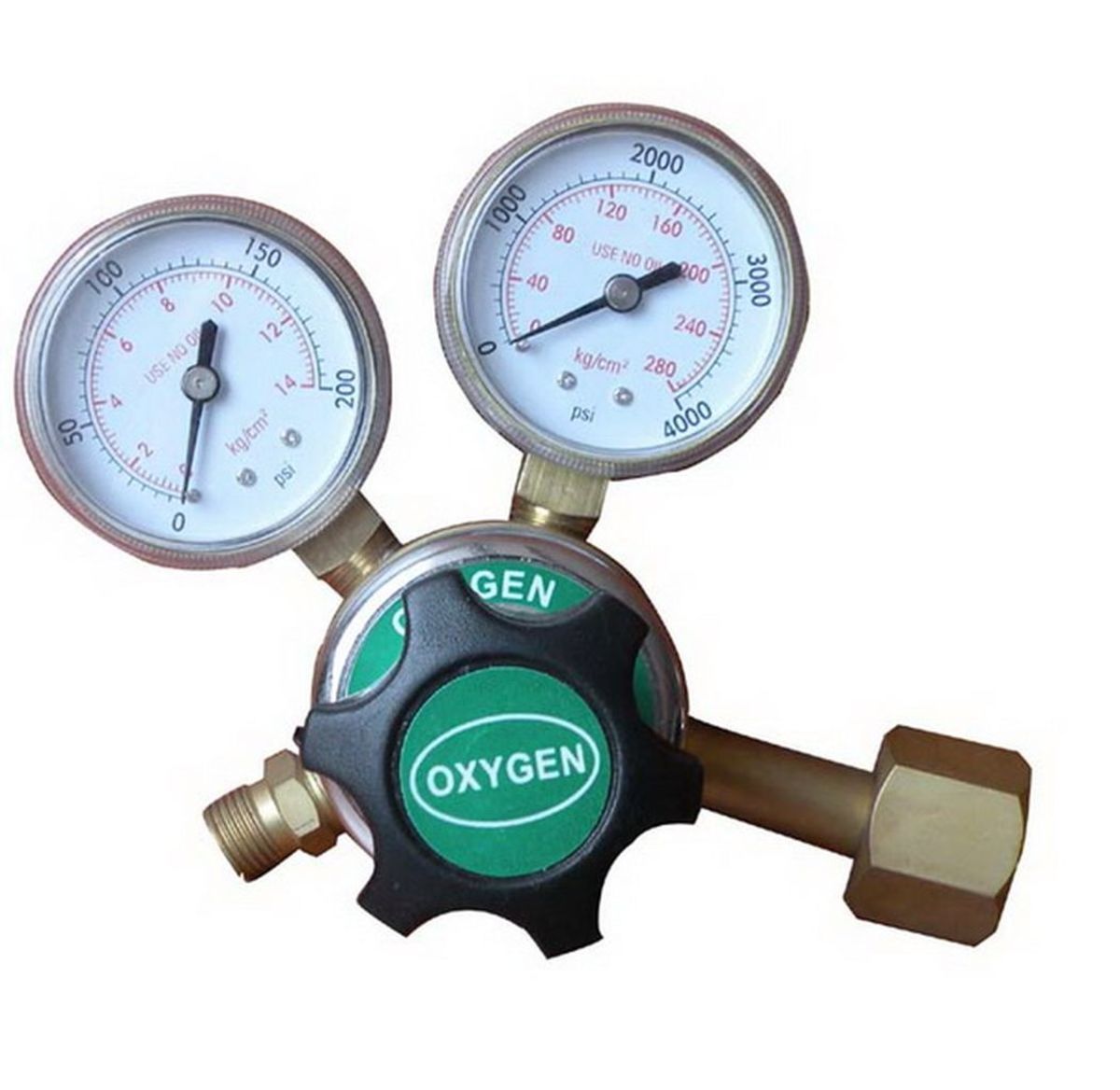 OR-101 (OR-801) เกจ์ OXYGEN (ทองเหลือง)