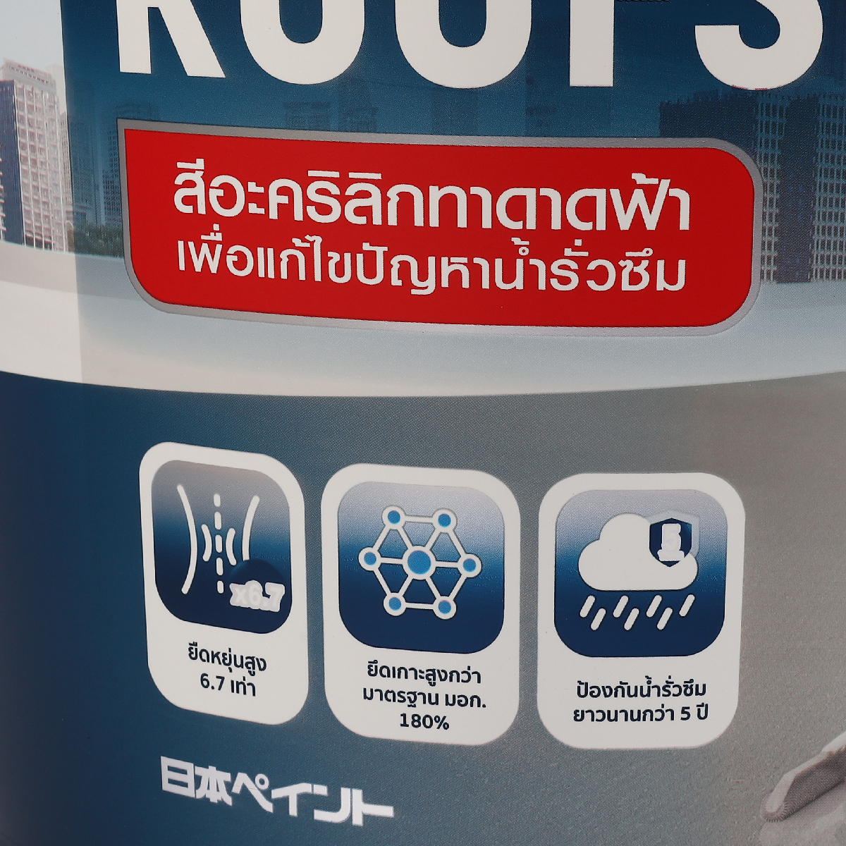 ROOFSEAL อะคริลิกกันรั่วซึม สีเขียว 20KG