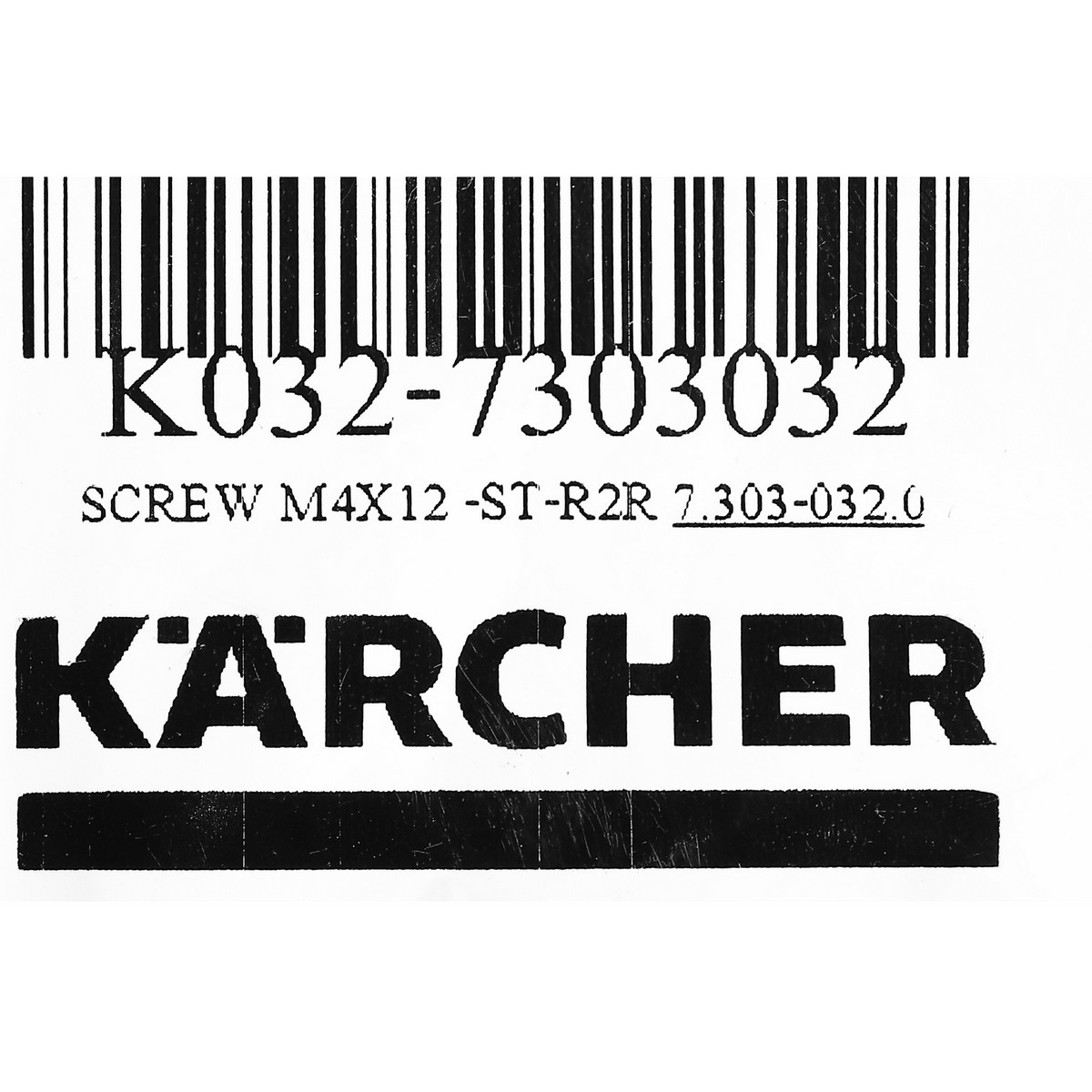 SCREW M4X12 -ST-R2R