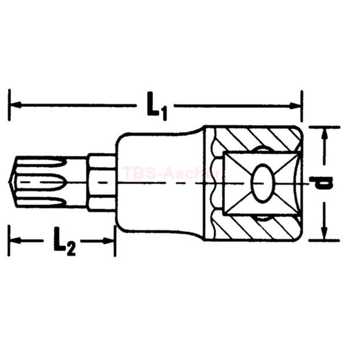 54 CV M10 SCREWDRIVER-SOCKET1/2