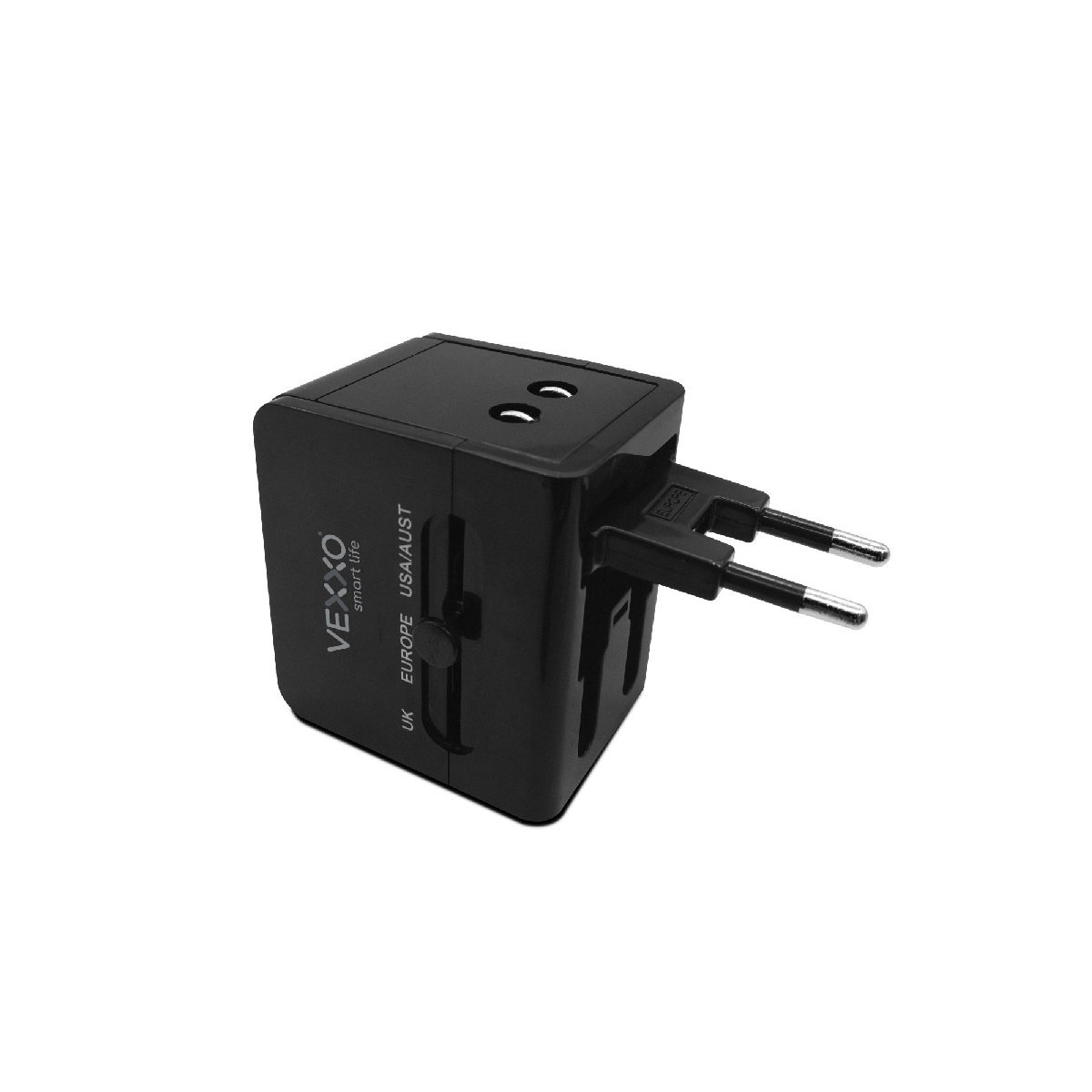 VAP-TC30W หัวปลั๊กแปลง 4IN1 USB 30Wสีดำ