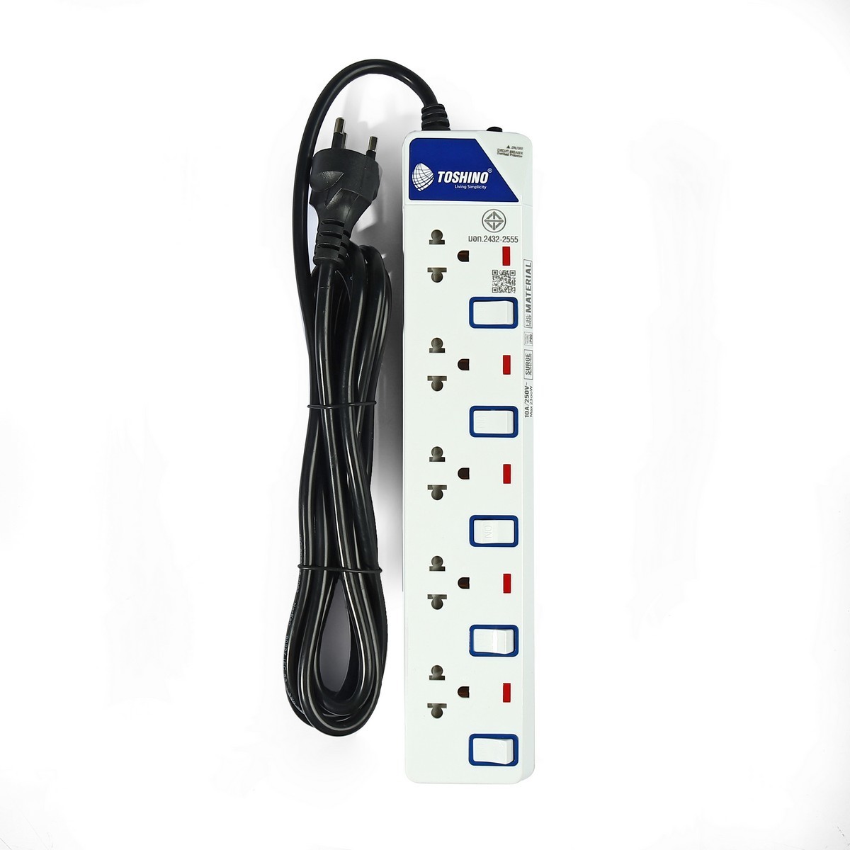 ET-915 ปลั๊กรางไฟ 5สวิตช์ 5ช่อง 3เมตร