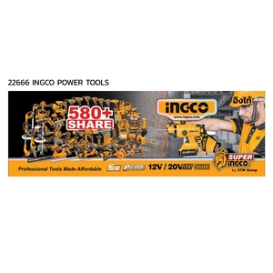 INGCO แบนเนอร์ 3X1 เมตร POWER TOOLS