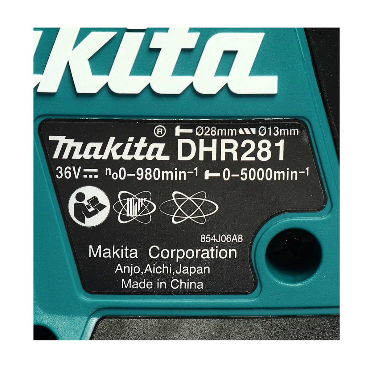 DHR281Z โรตารี่ 28มม 36V เปลี่ยนหัว TOOL