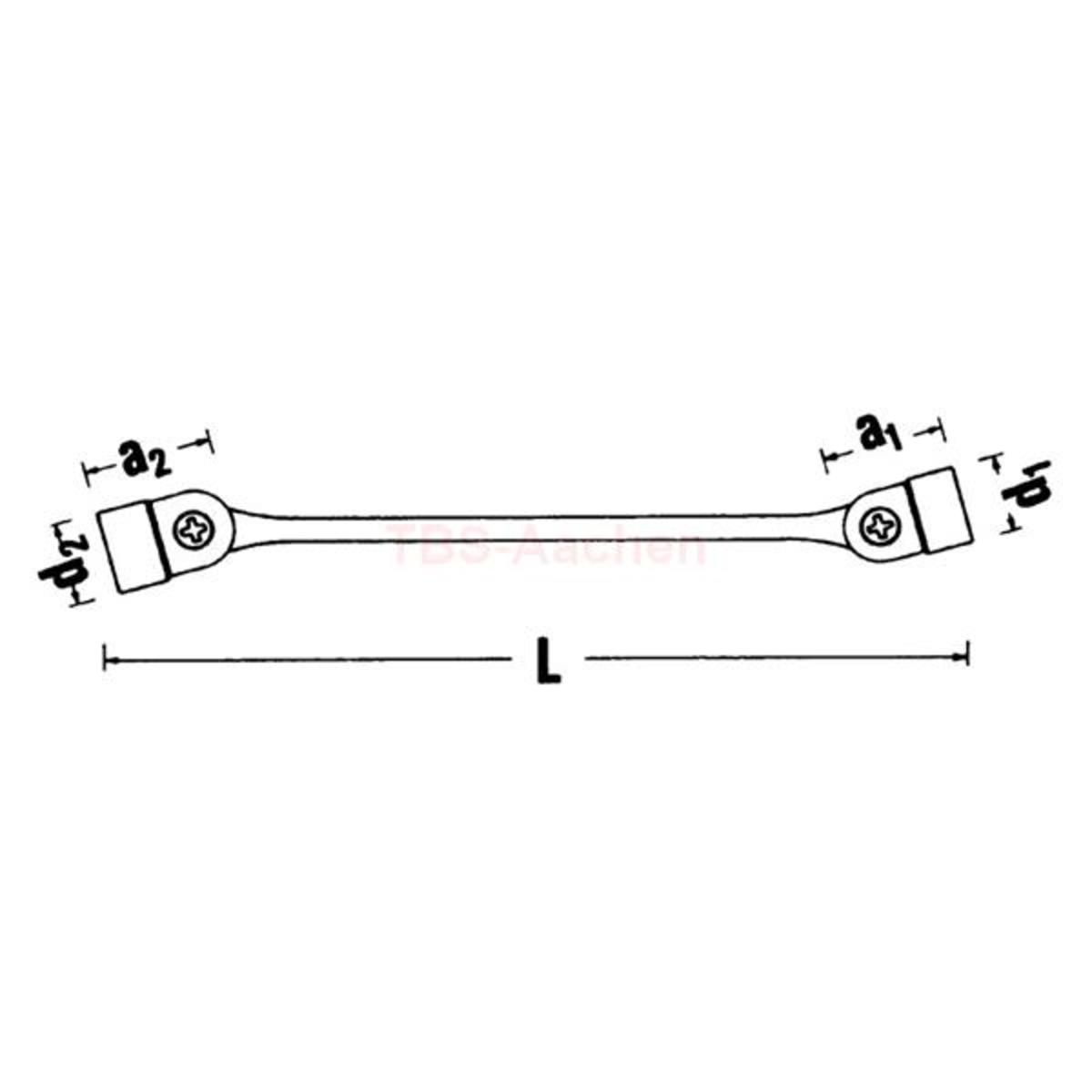 29 10X11 DOUBLE ENDED FLEXI-JOINT SPAN