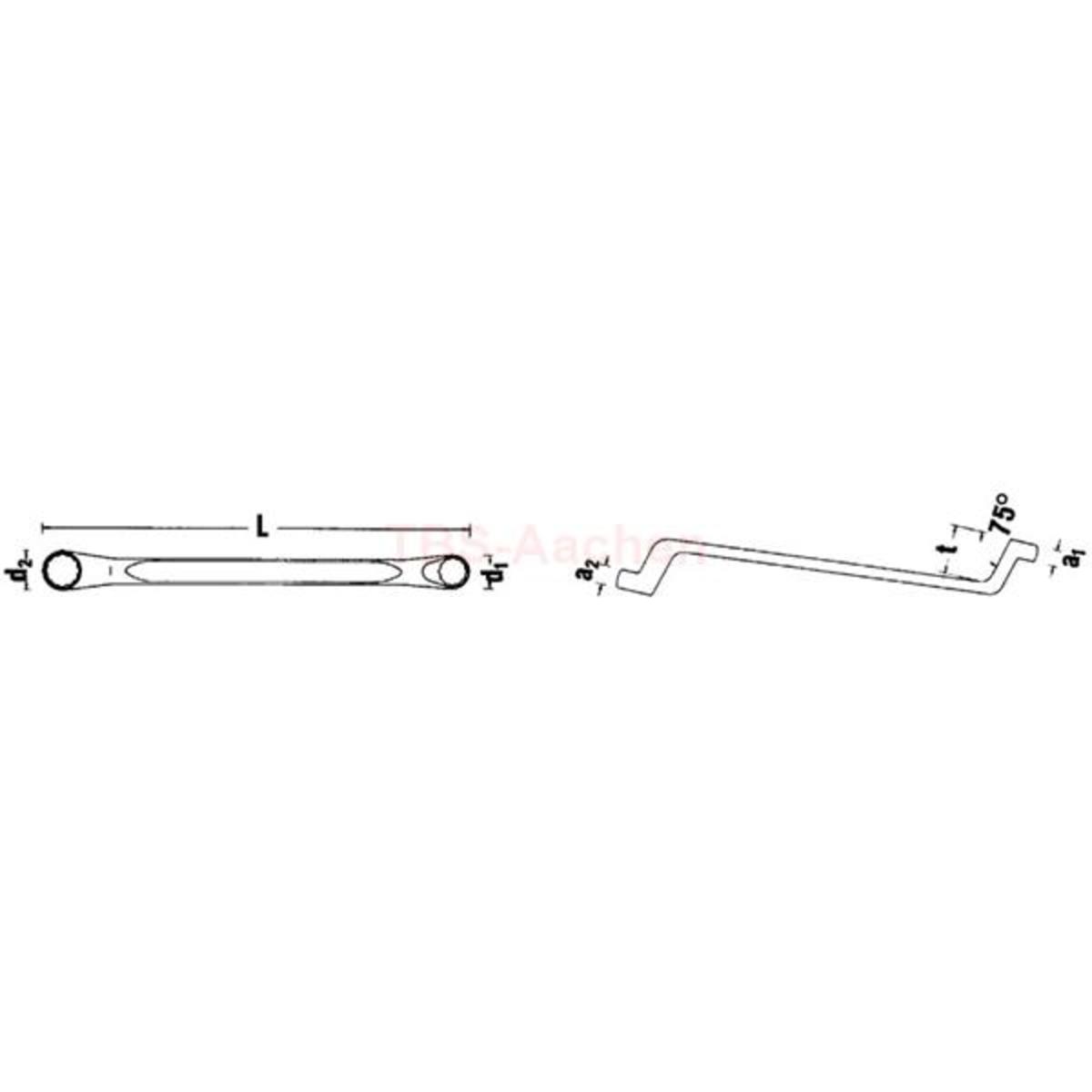 20 30 X 32 DOUBLE ENDED RINGSPANNER