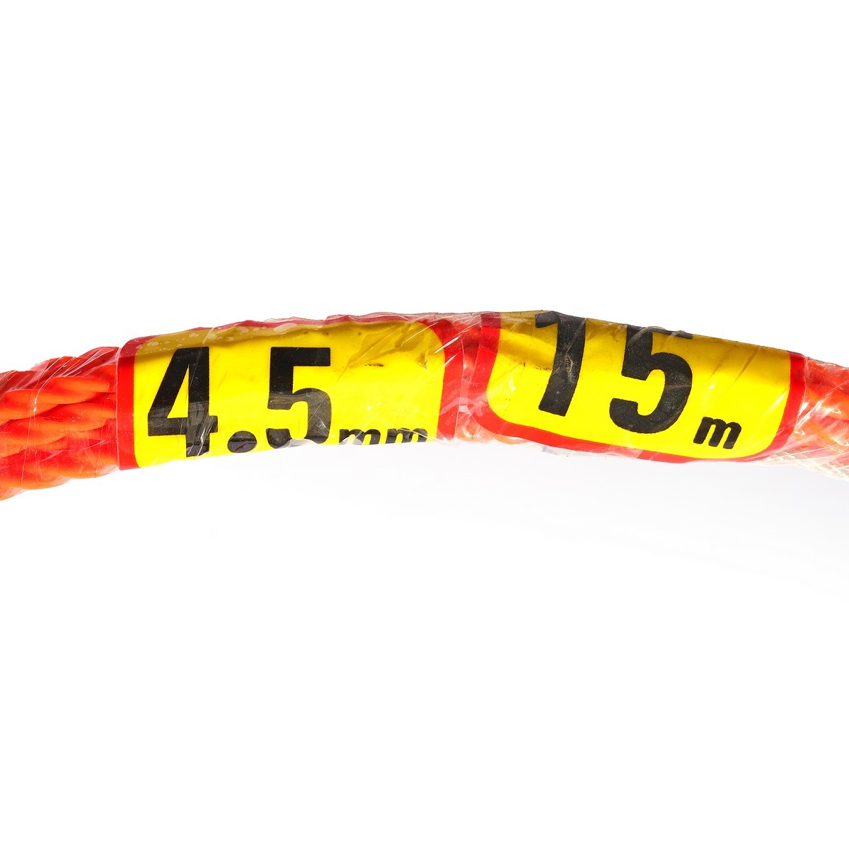 S4515 ฟิชเทปส้มSINGLE-TWISTED4.5MMยาว15M