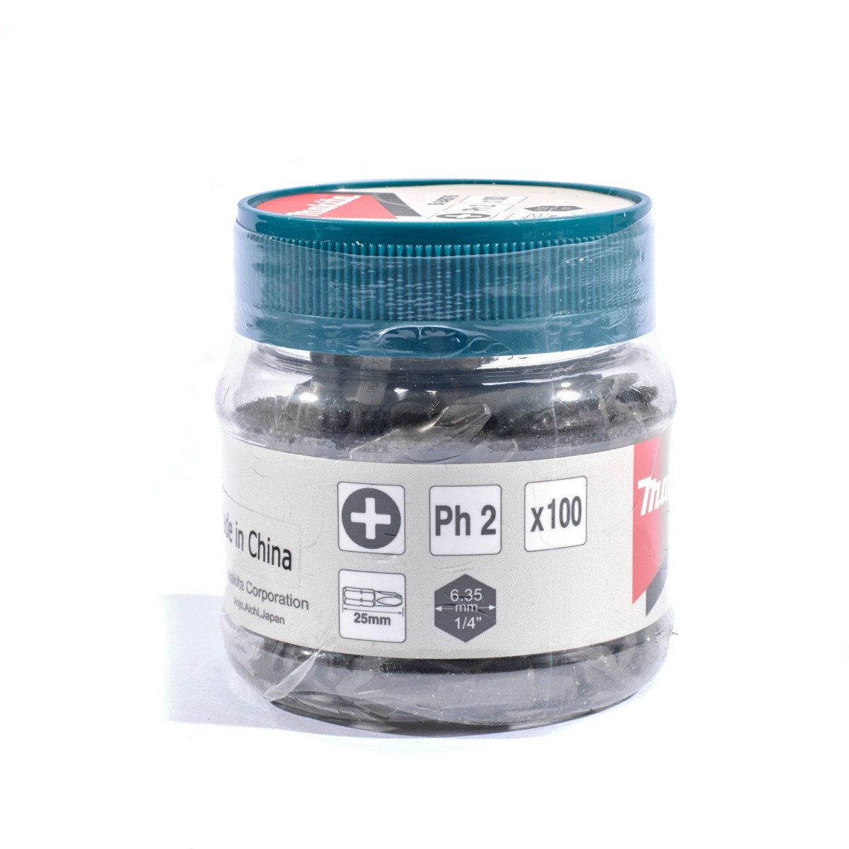 ดอกไขควง +PH-2 X 25MM (100ดอก/ชุด)