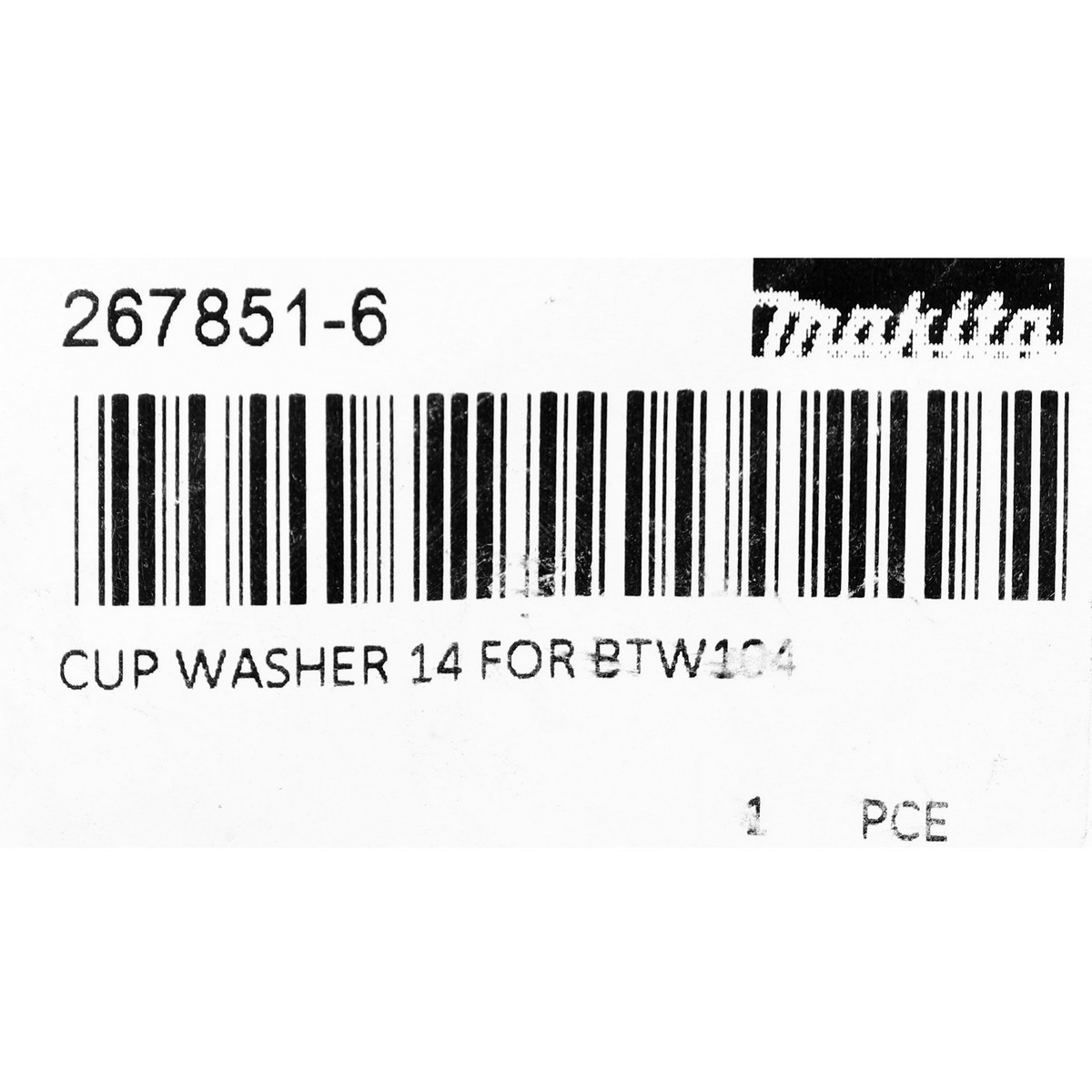 อะไหล่ BTD063#19 CUP WASHER 14