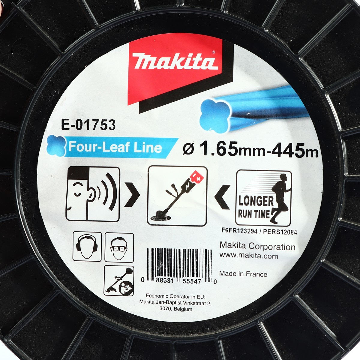 สายเอ็นตัดหญ้า 4 แฉก สีฟ้า 1.6MMX 310M