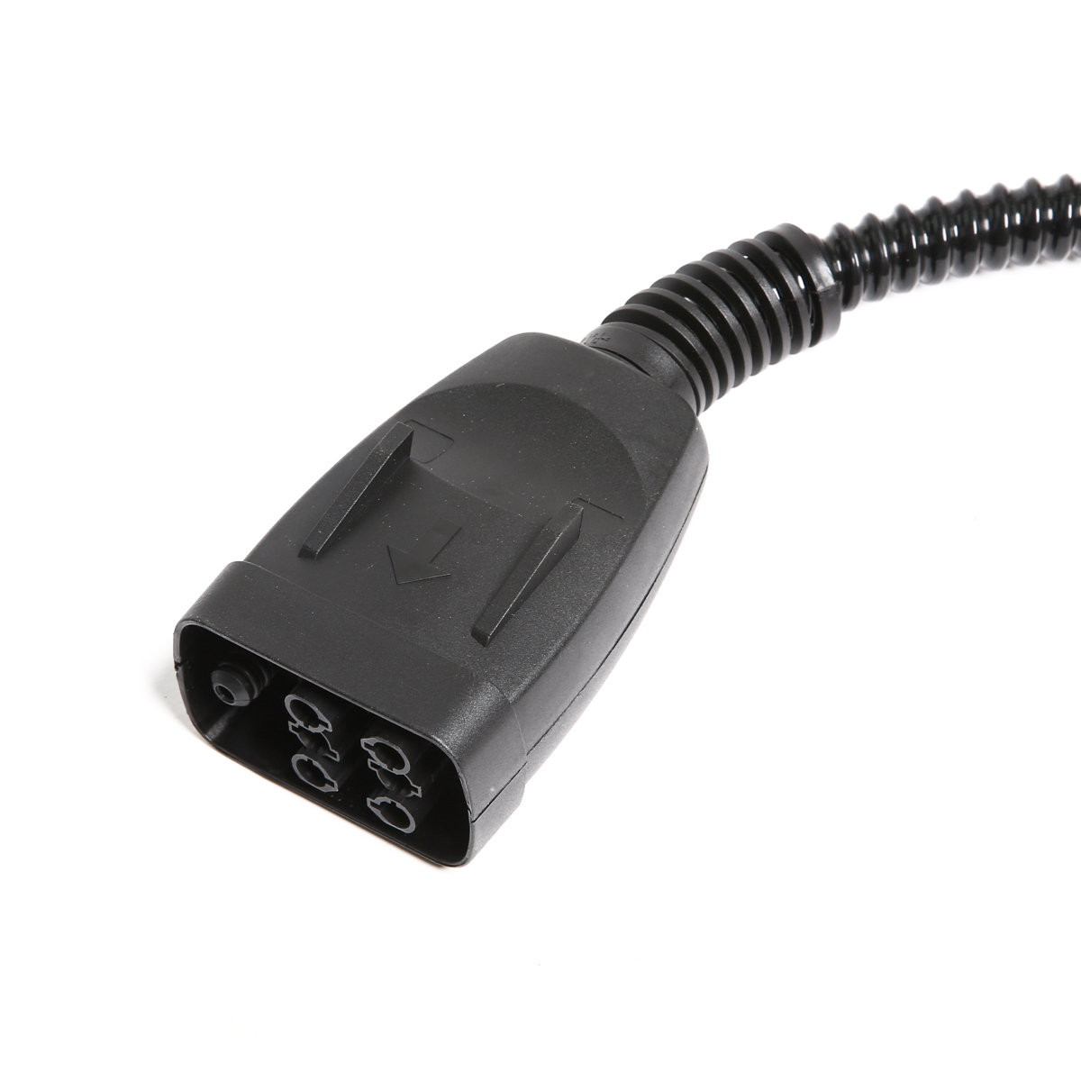 STEAM HOSE COMPLETE BLACK RAL 9005