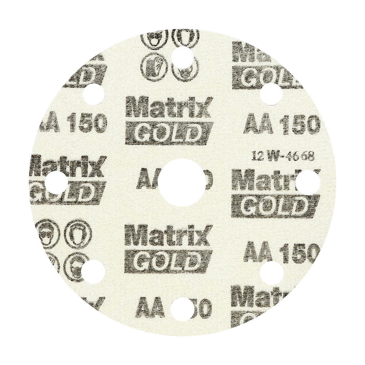 MATRIXกระดาษทรายกลมสักหลาด6
