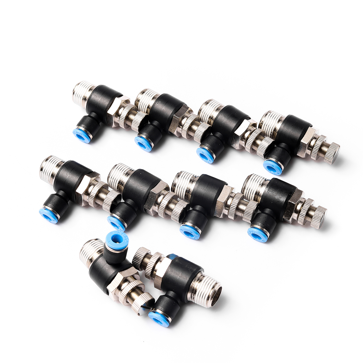 XJSC06-03ข้อต่อปรับลม เกลียวนอก 6มมX3/8