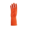 4D ถุงมือยางธรรมชาติ สีส้ม 13"ไซส์ L