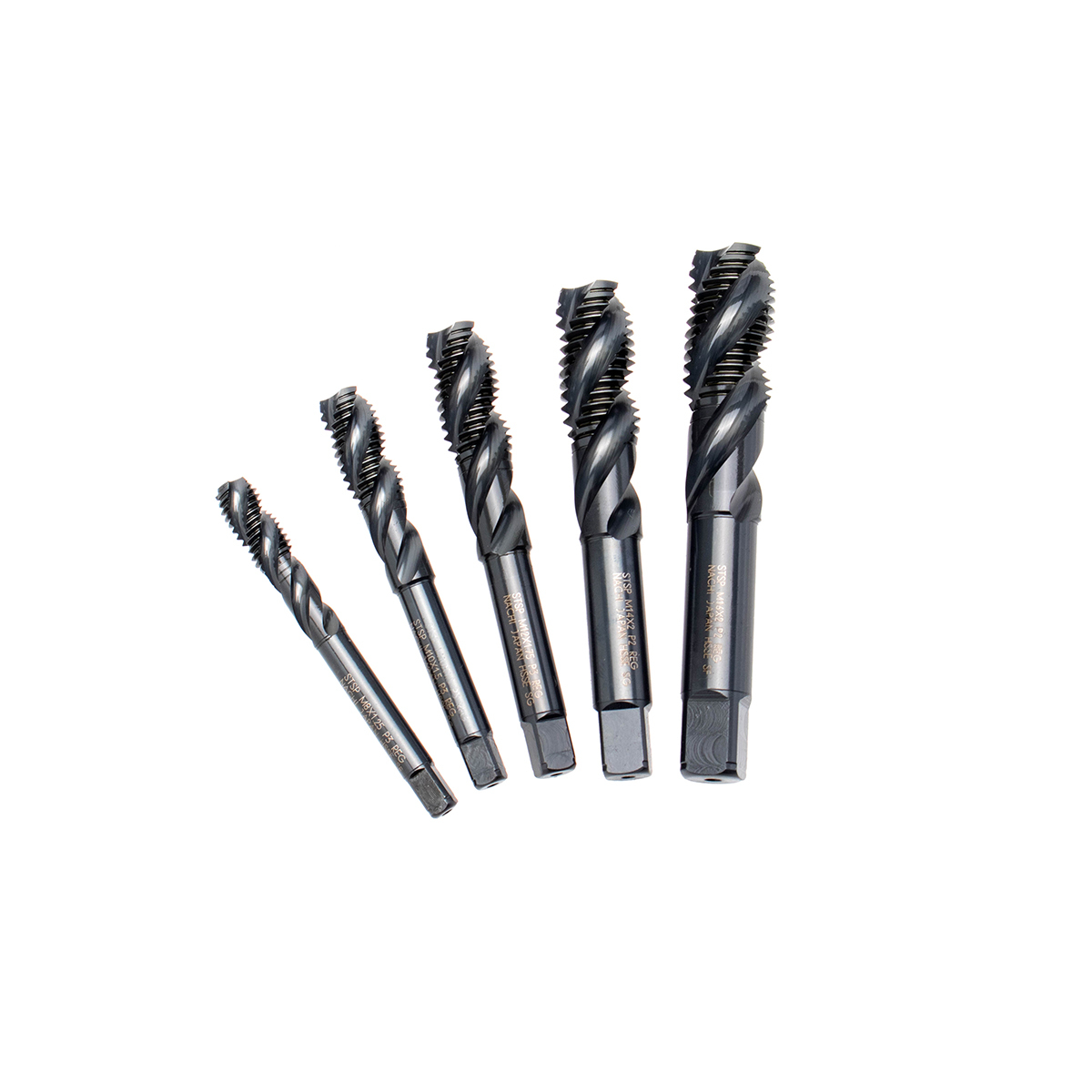 L6866_M14X1.5R ดอกต๊าปร่องเกลียวสีดำ