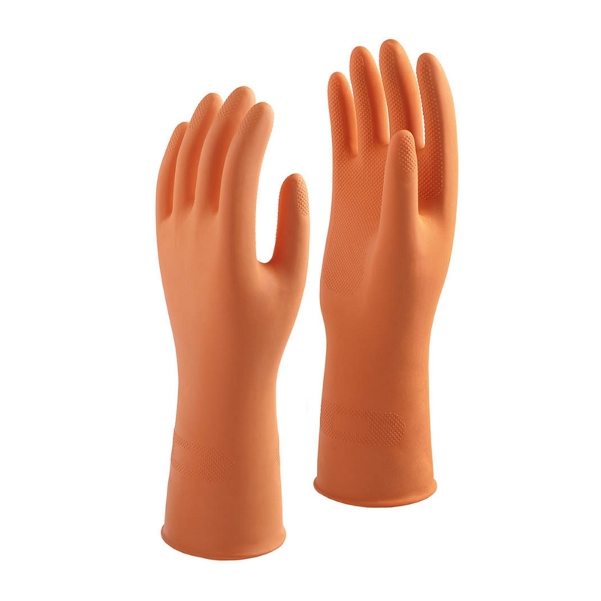1ST STAR ถุงมือยางธรรมชาติ สีส้ม13