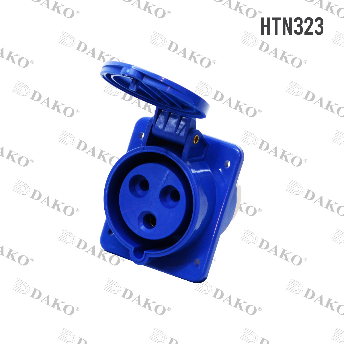 ปลั๊กตัวเมียฝังเฉียง 2P+E 32A IP44