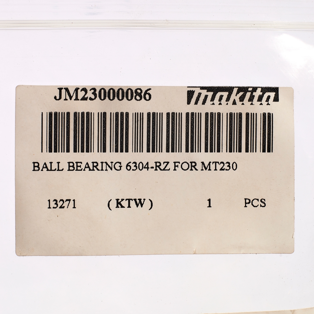 อะไหล่ M2300#75 BALL BEARING 6304-RZ
