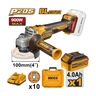 20V-BL เครื่องเจียร์4" 900W-ชุดแบต 1ก้อน
