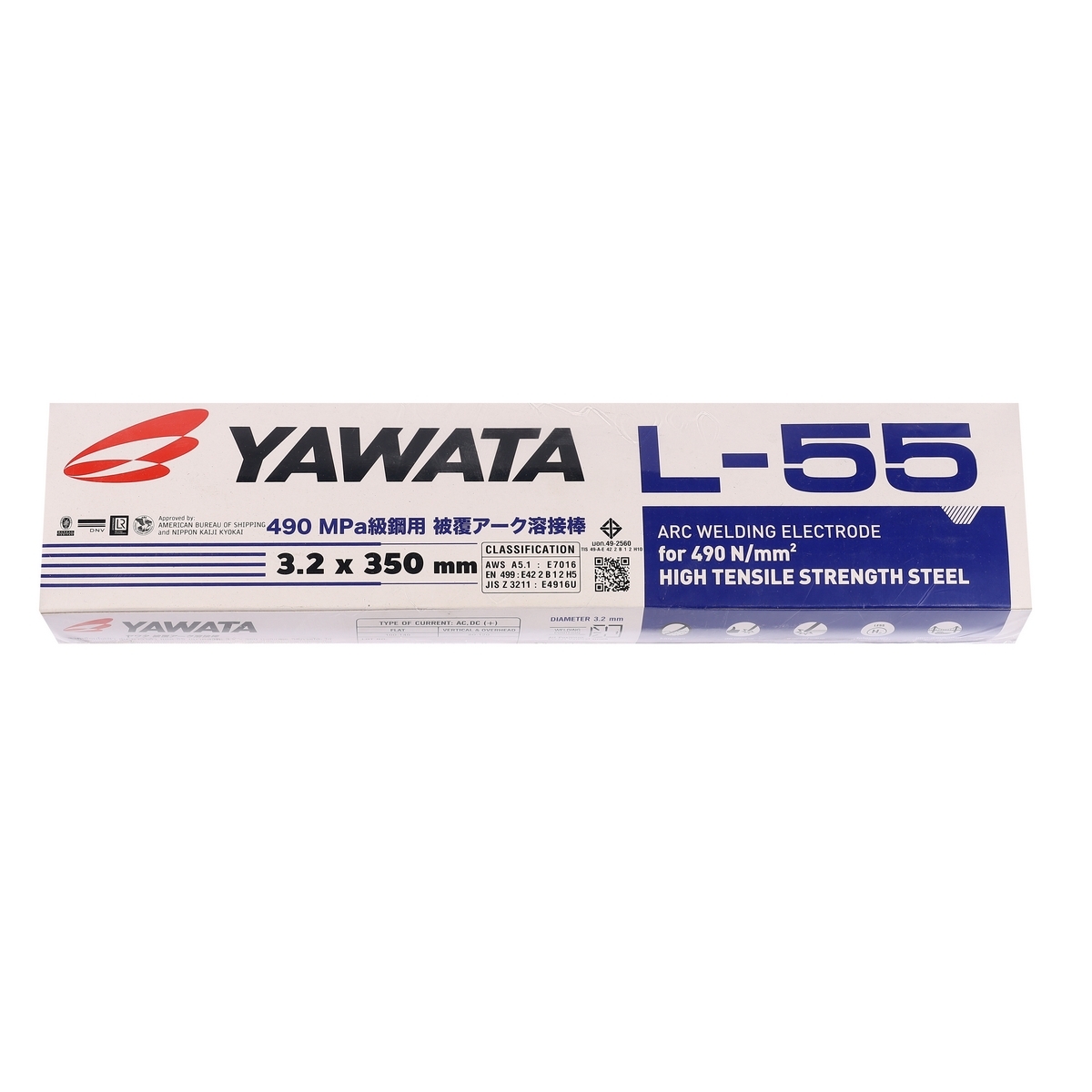 L-55 ลวดเชื่อมแรงดึงสูง #3.2 MM. 5KG
