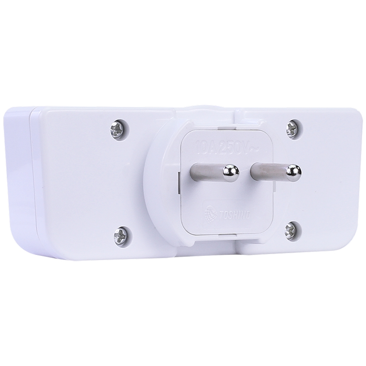 TW3-A ปลั๊กแปลง 3ช่อง 2 ขากลม 10A 2000W