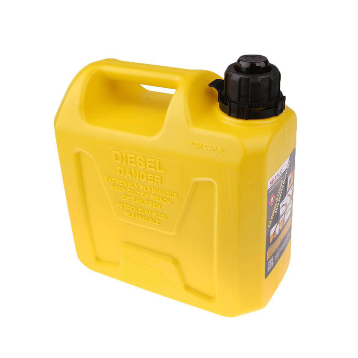 5L ดีเซล แกลลอนน้ำมัน (เหลือง) SFDT-05
