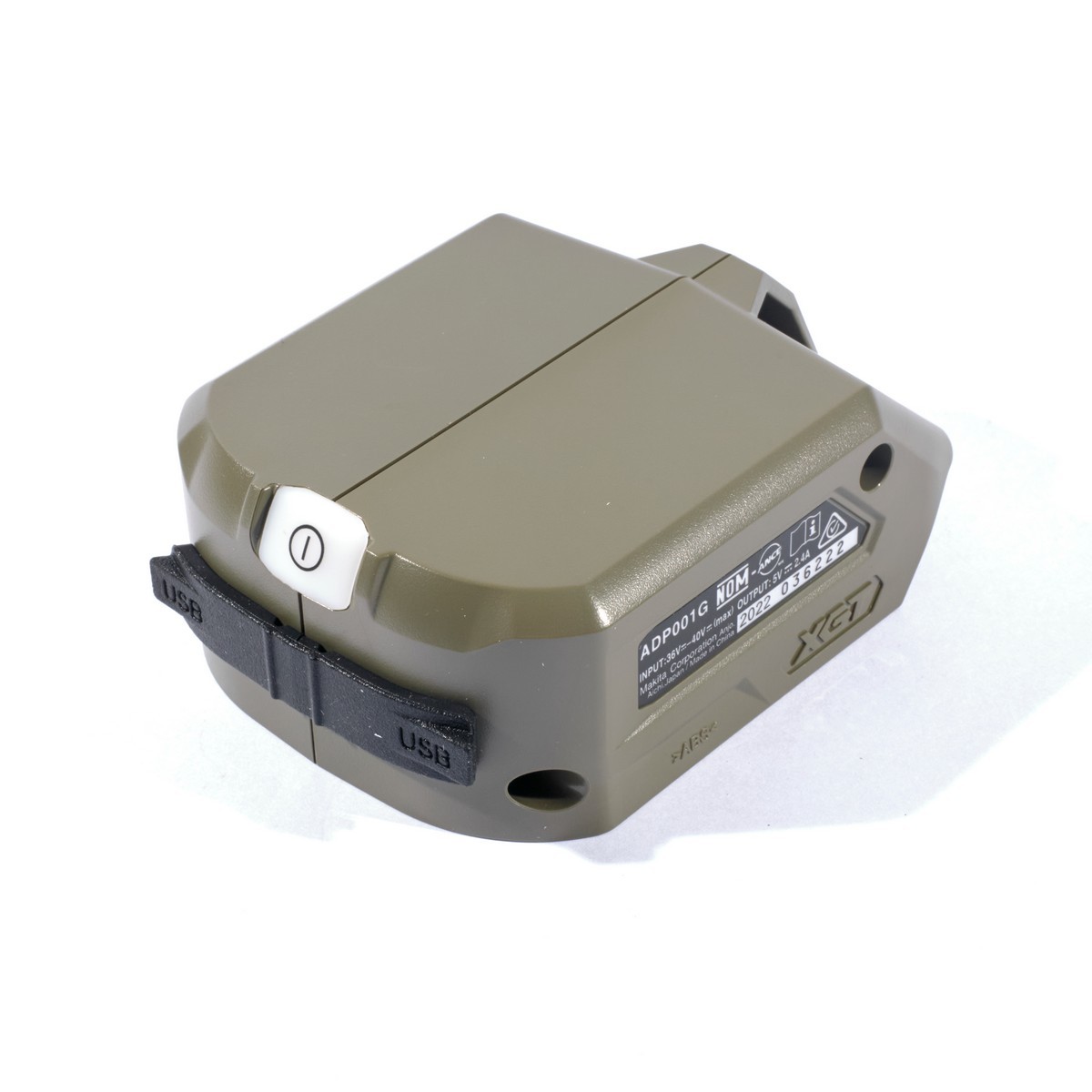 ตัวแปลงไฟ USB - 40V สีเขียว OLIVE