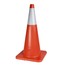 SM427 กรวยจราจร 1 แถบใหญ่ EVA สูง 70 ซม.