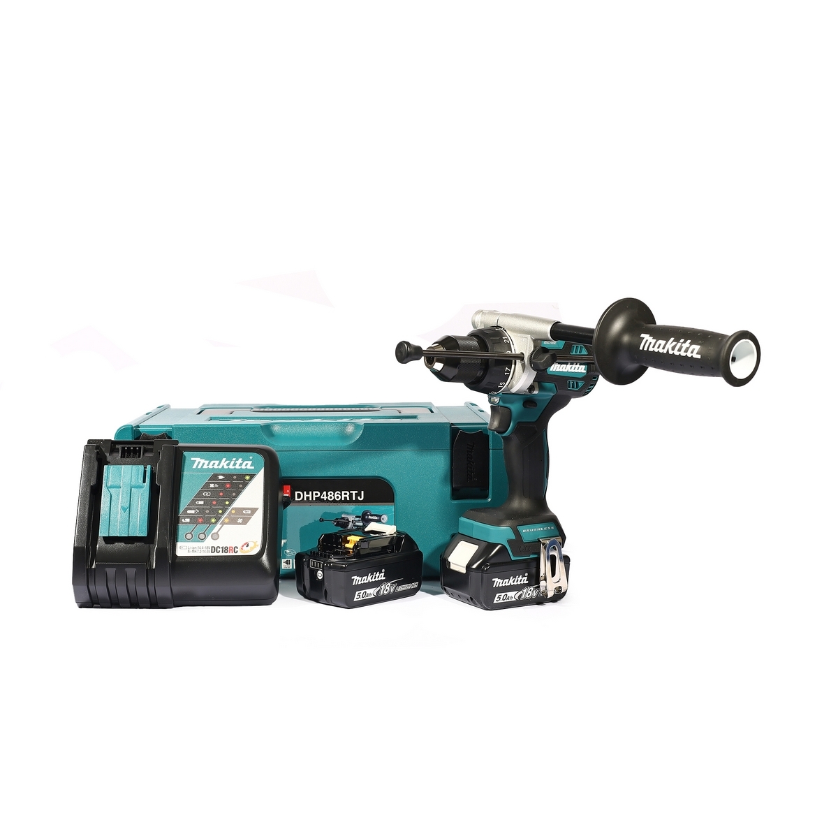 DHP486RTJ สว่านกระแทก 18V-BL-130N.M(5AH)