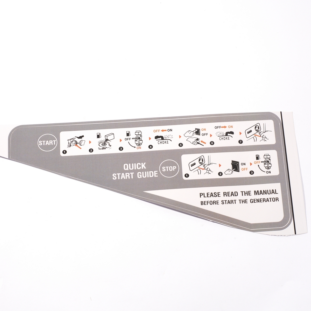 อะไหล่ GT5250I OPERATIONAL STICKER