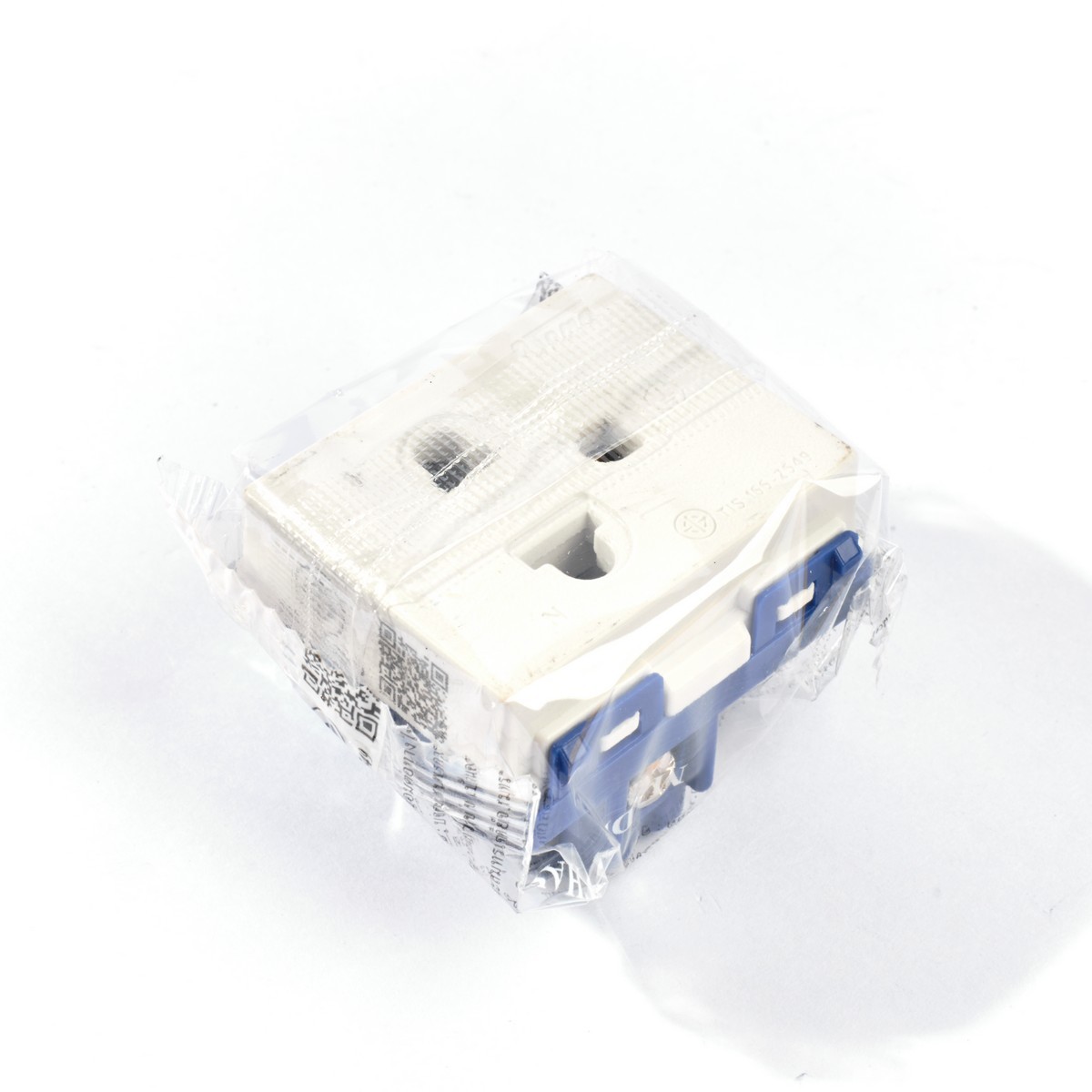 L-SERIES ปลั๊กกราวด์เดี่ยว (สกรู) สีฟ้า