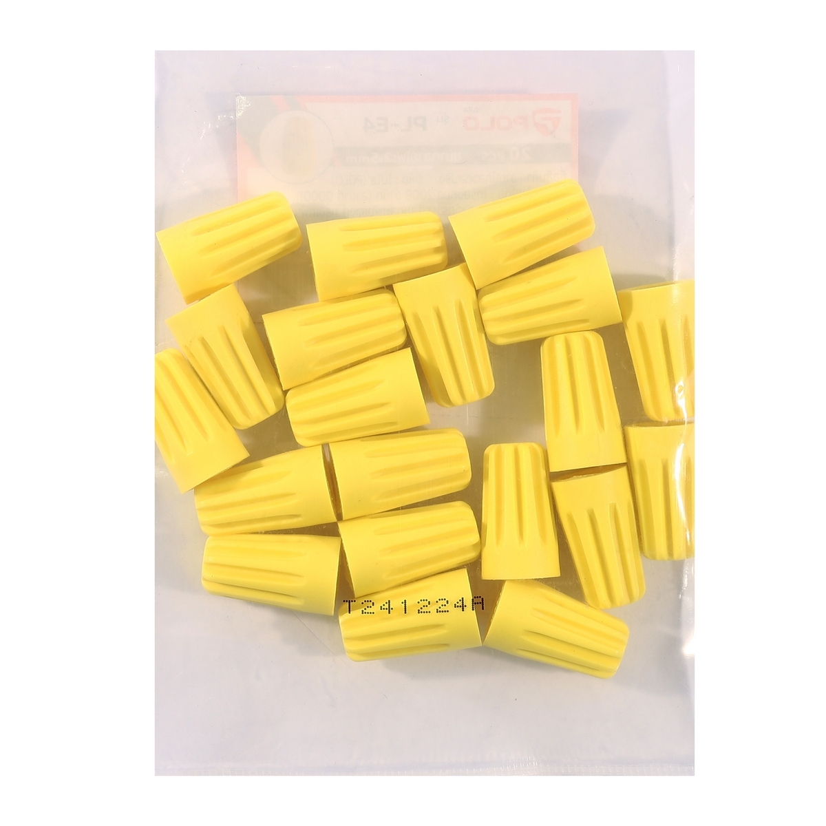 PL-E4 วายนัทลวดสปริงสีเหลือง(20PCS/PACK)