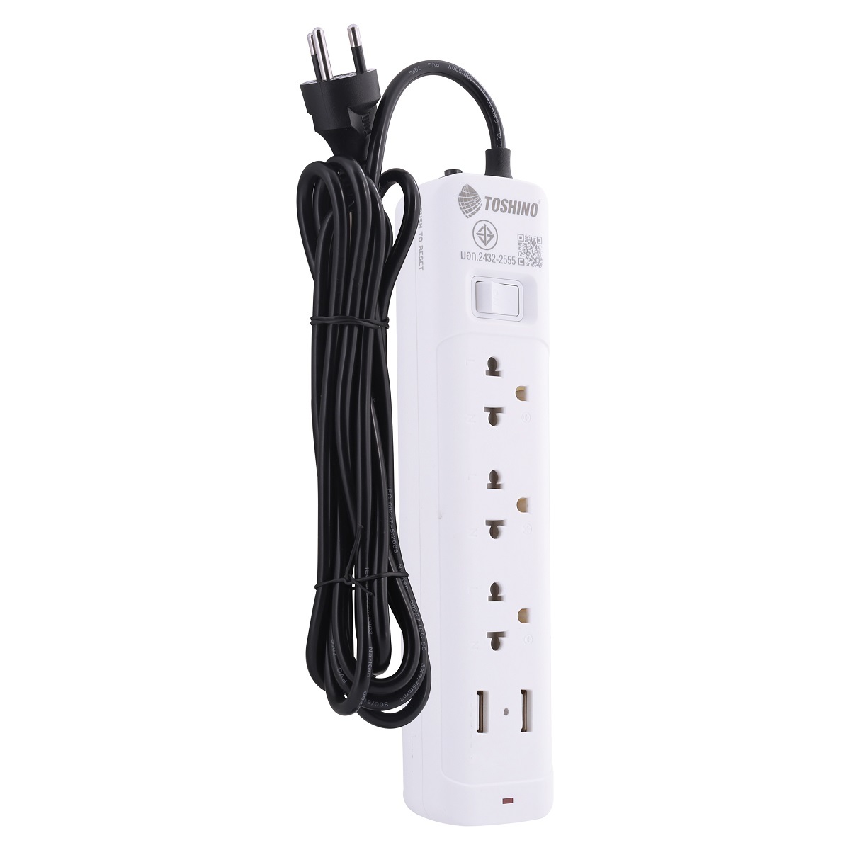 SO-33USB ปลั๊กรางไฟ 1สวิตช์ 3ช่อง 3เมตร