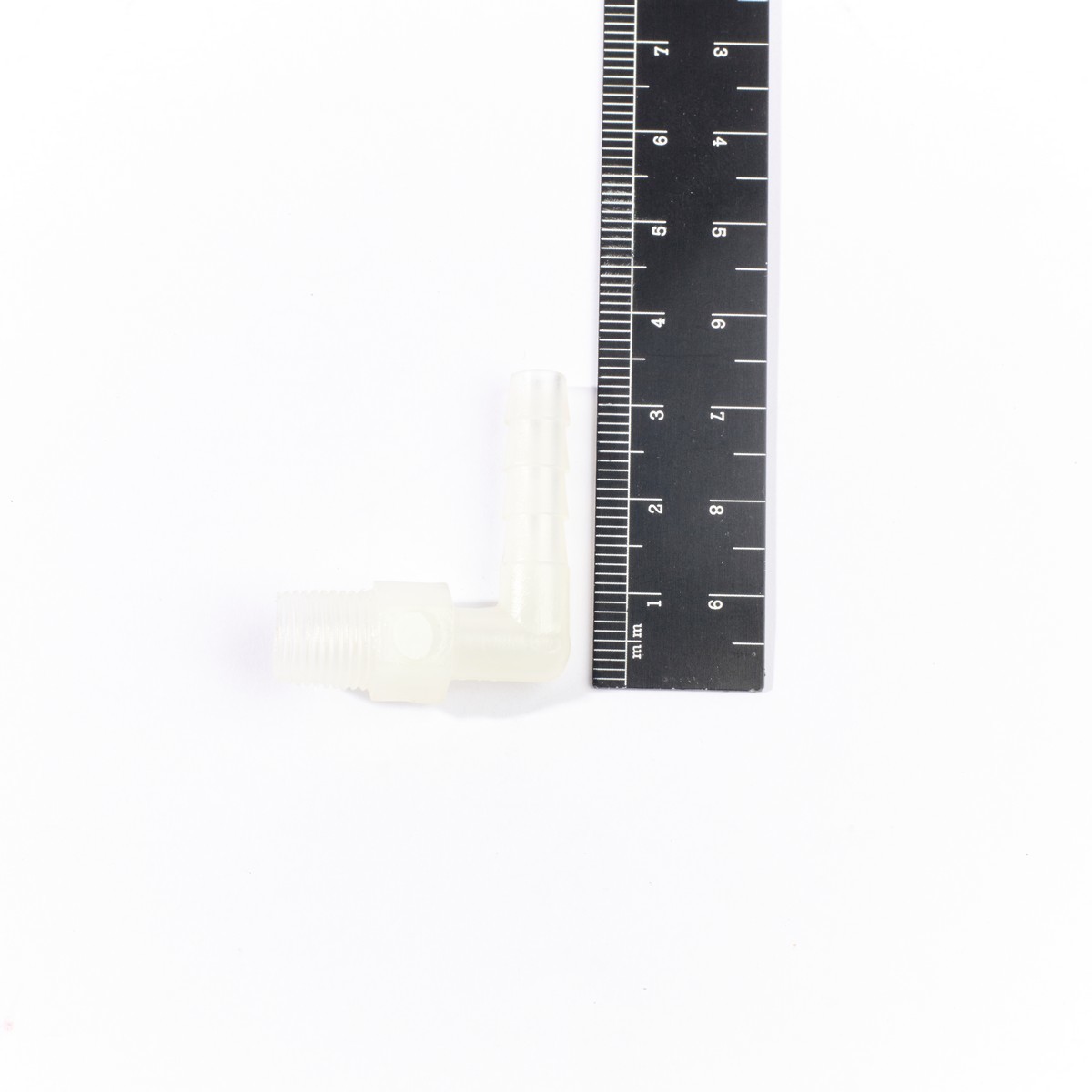 HOSEBARB, 1/8MPT X 1/4 90D