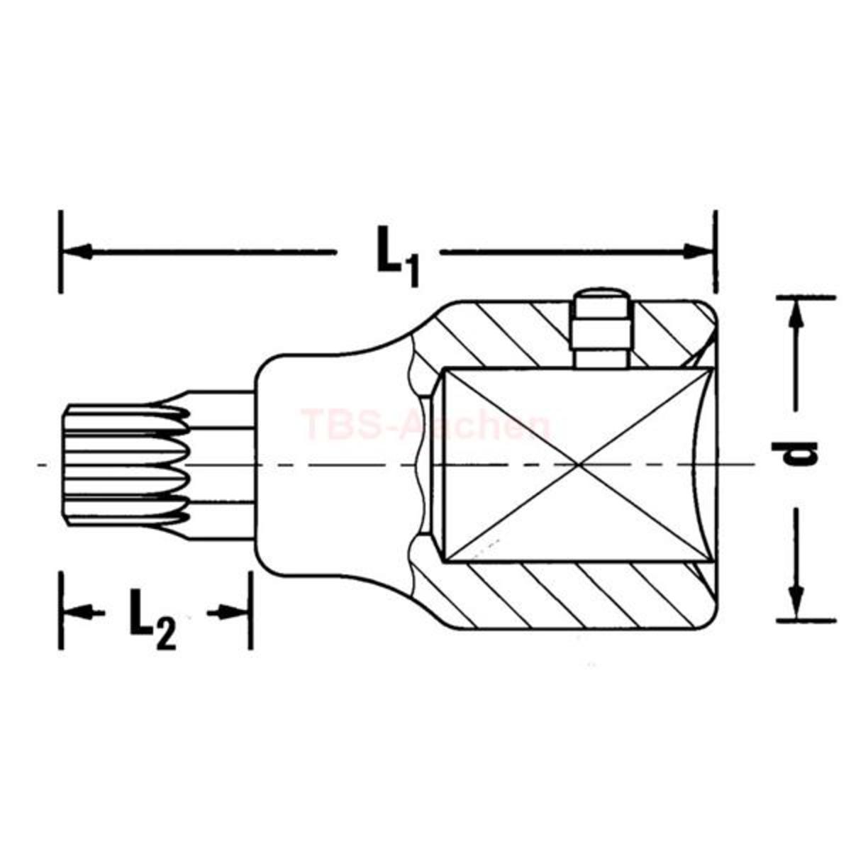SCREWDRIVER SOCKET 3/4