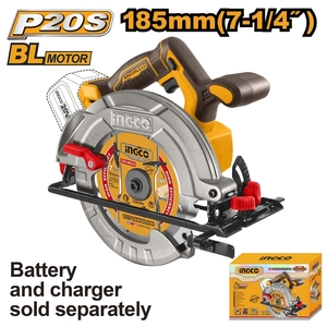 20V-BL เลื่อยวงเดือน7"185MM-เครื่องเปล่า