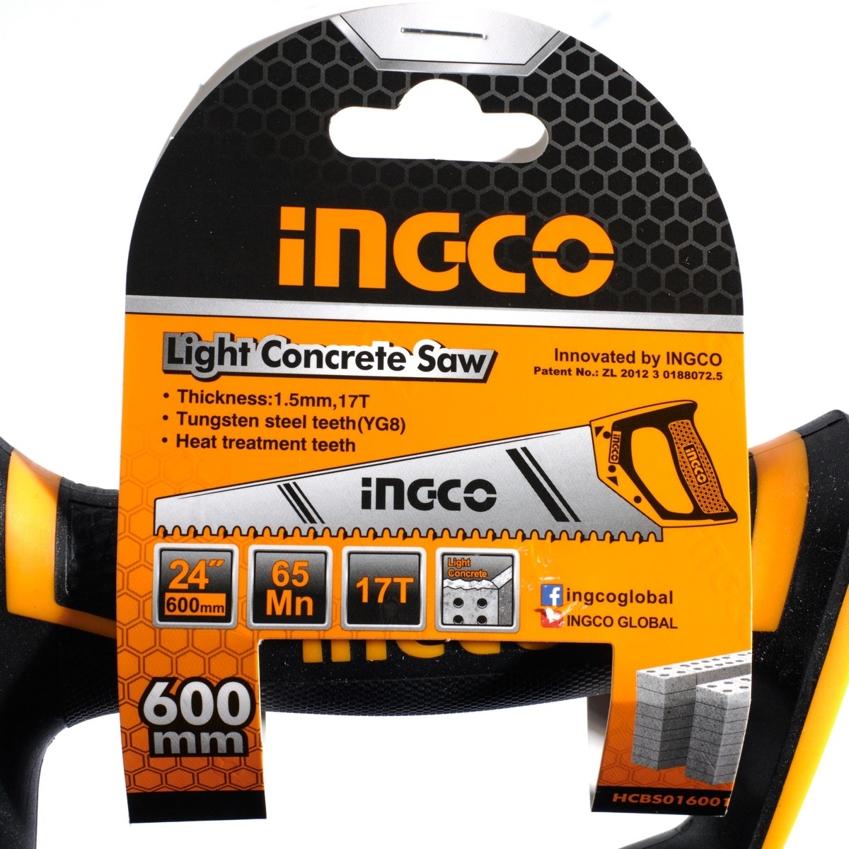 HCBS016001 เลื่อยตัดอิฐมวลเบา 24