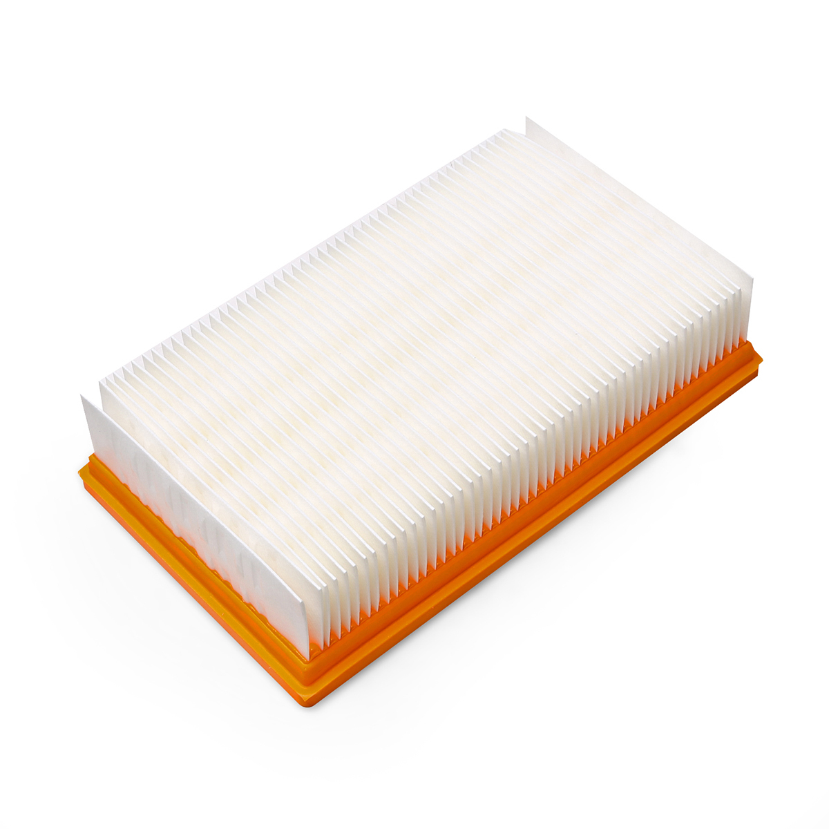 FLAT-PLEATED FILTER PACKAGED PES