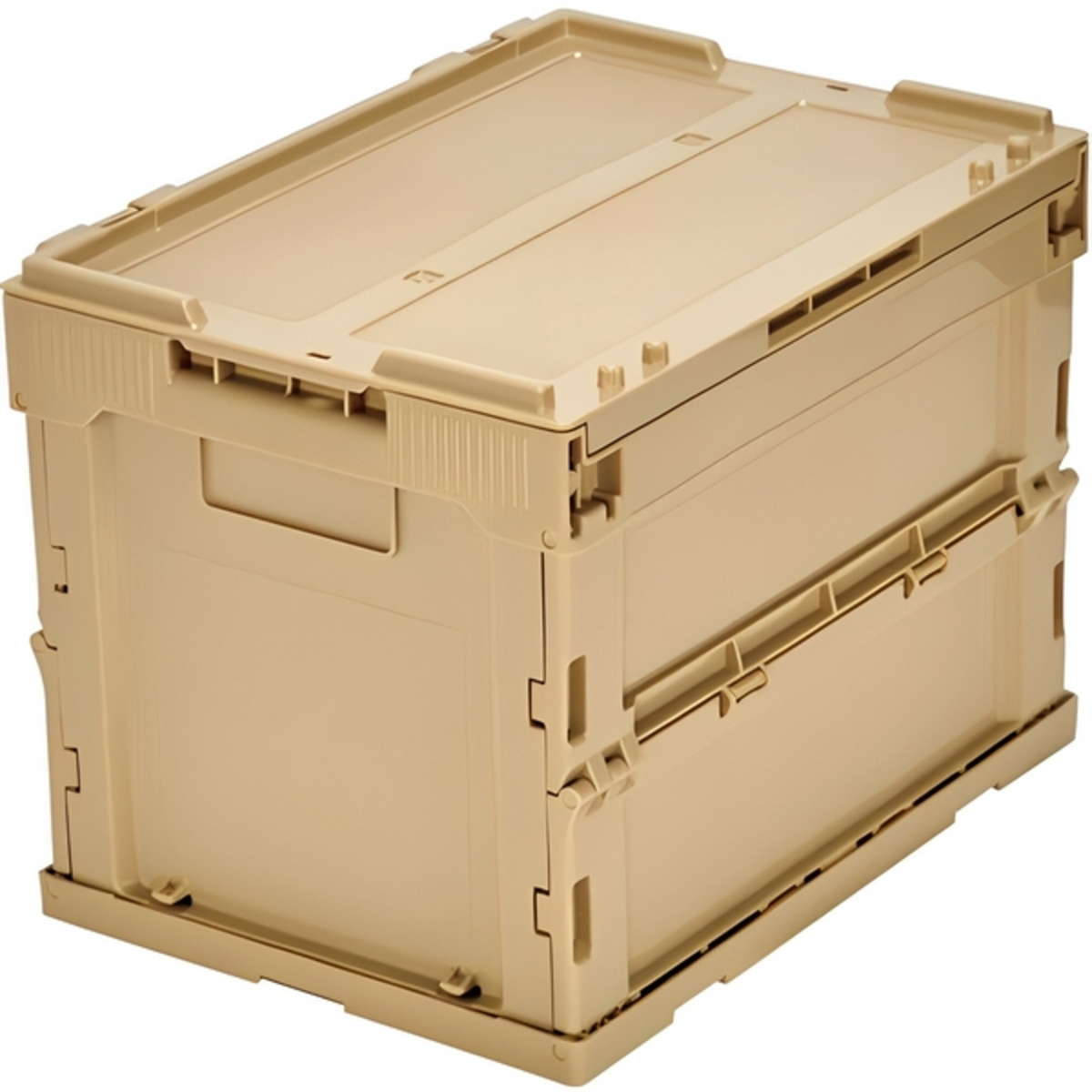 กล่องพับ ORICON 20L (มีฝาปิด) สี OD