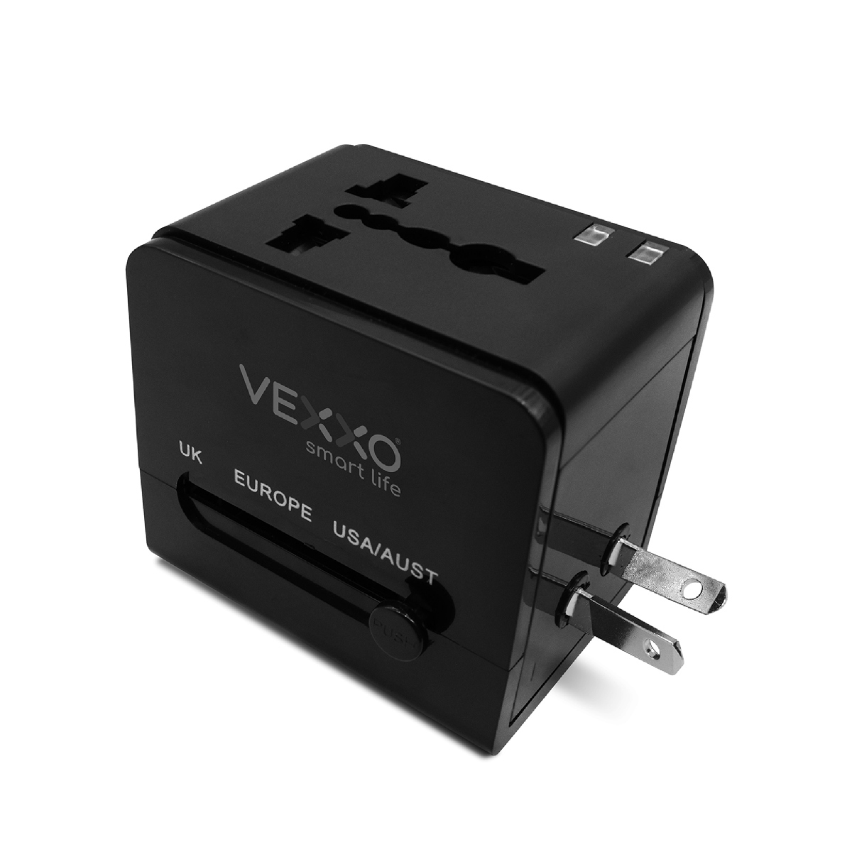 VAP-TC30W หัวปลั๊กแปลง 4IN1 USB 30Wสีดำ
