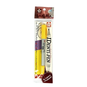 ปากกาไอเด็นติเพ็น2 หัว XYKT-44108 เหลือง