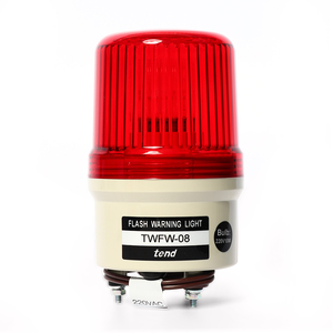TWFW-082Rไฟหมุนแบบกระพริบ80มม.สีแดง