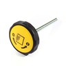 TURNING KNOB YELLOW D55MM