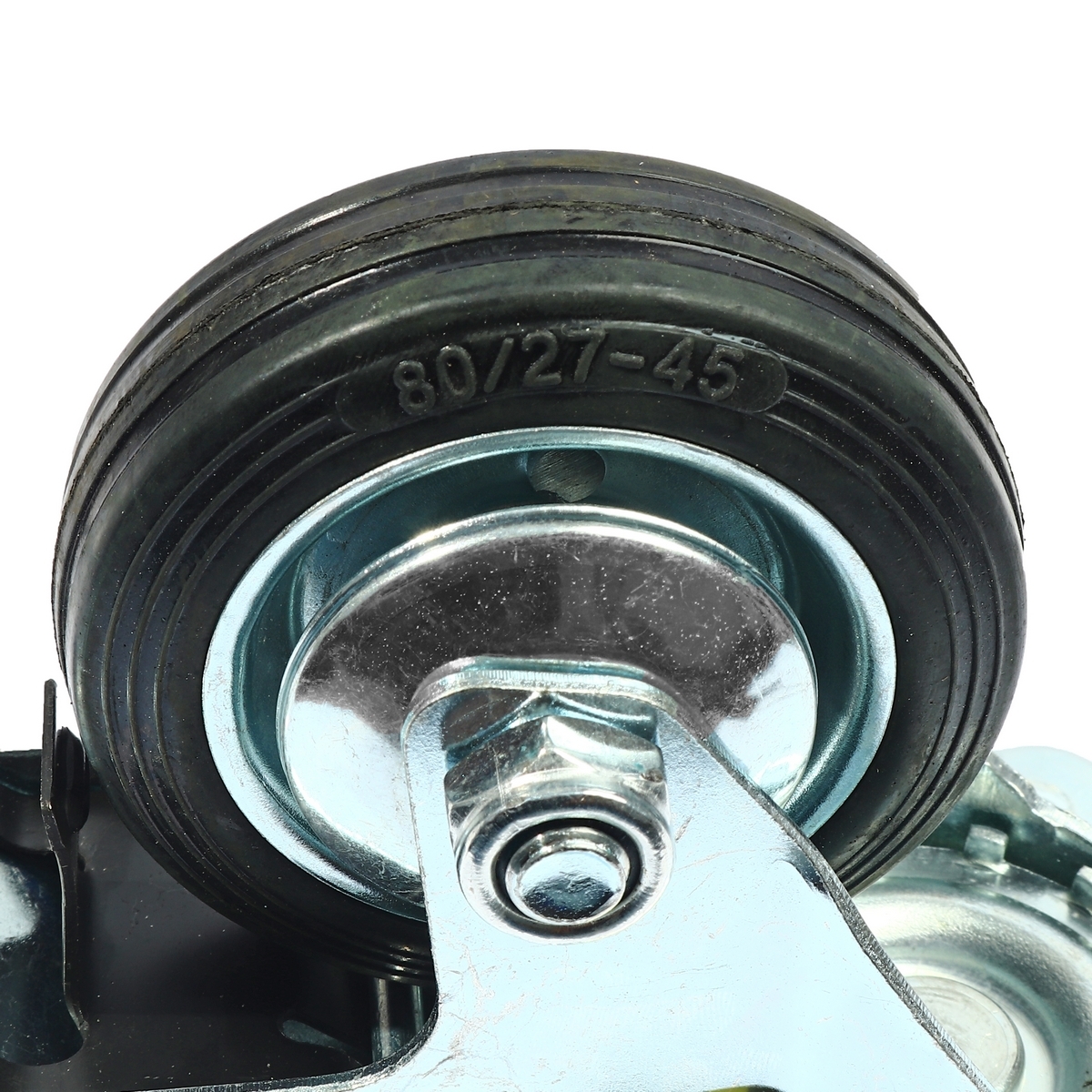 BL / ล้อยางดำ แป้นเบรค 80MM(3