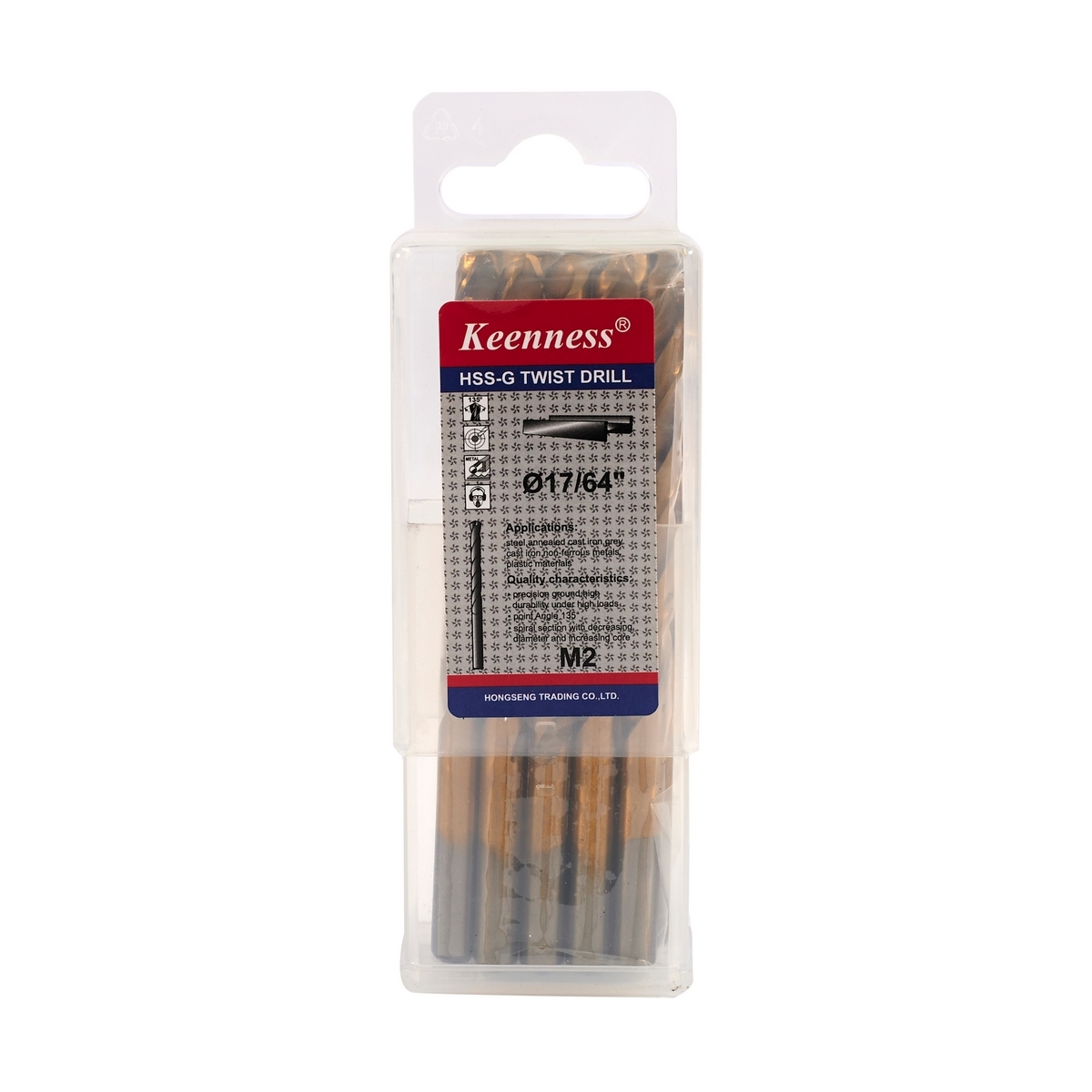 HSS-G ดอกสว่านไฮสปีด 17/64 (7MM.) 10 PCS