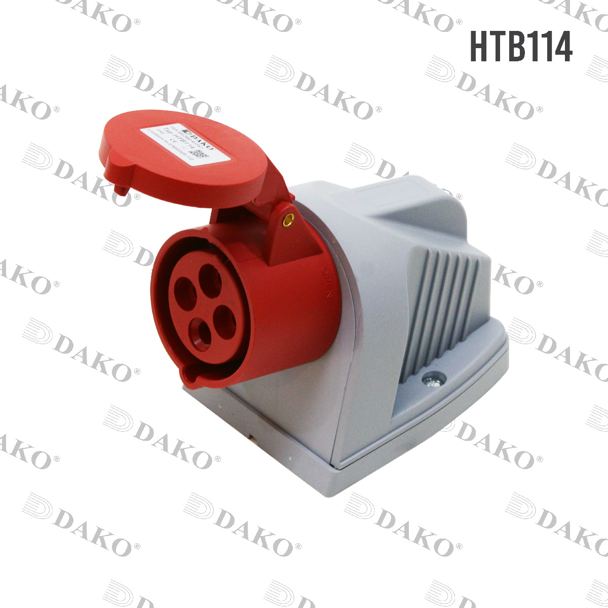 เต้ารับติดลอย 3P+E 16A 400V IP44