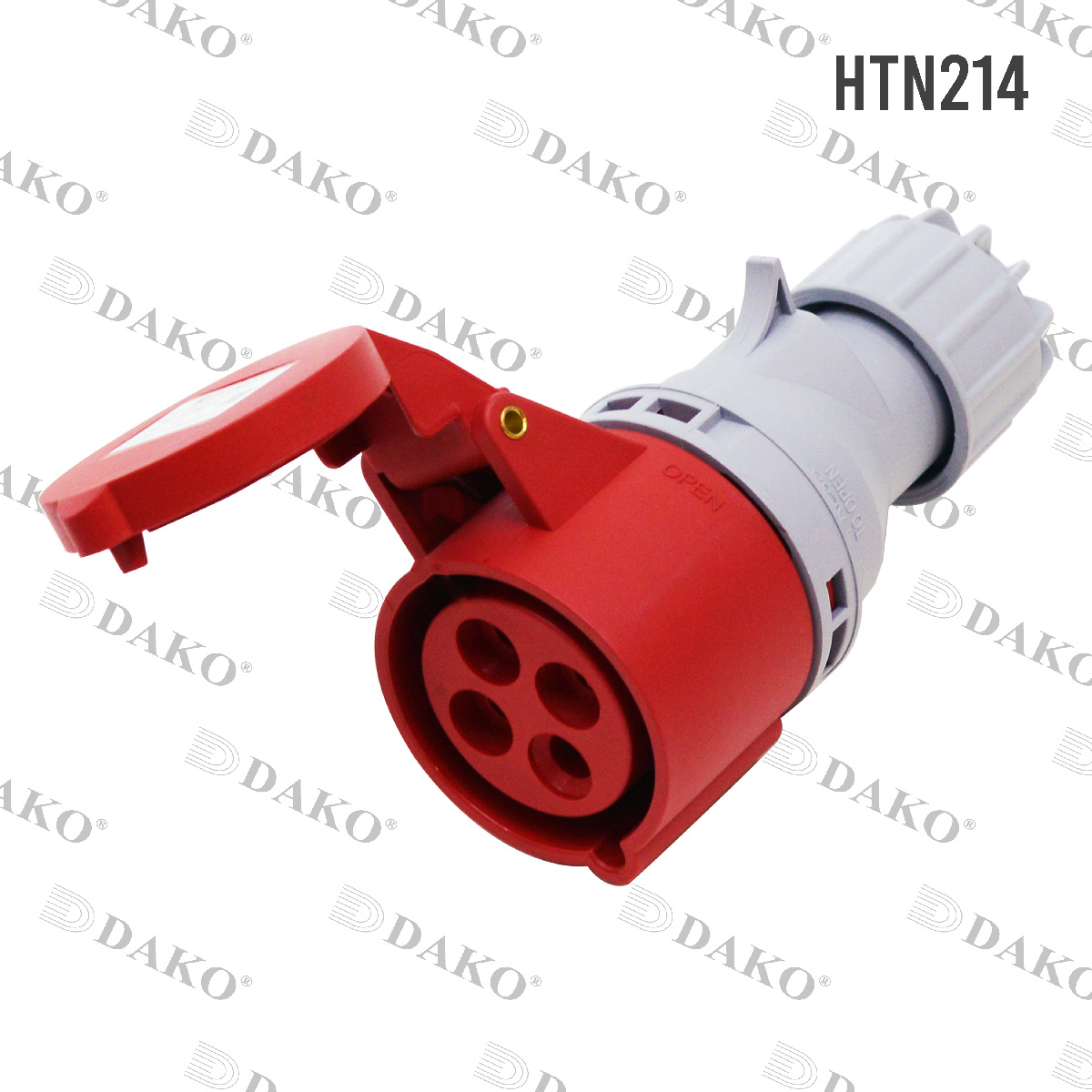 ปลั๊กตัวเมีย 3P+E 16A 400V 6H IP44