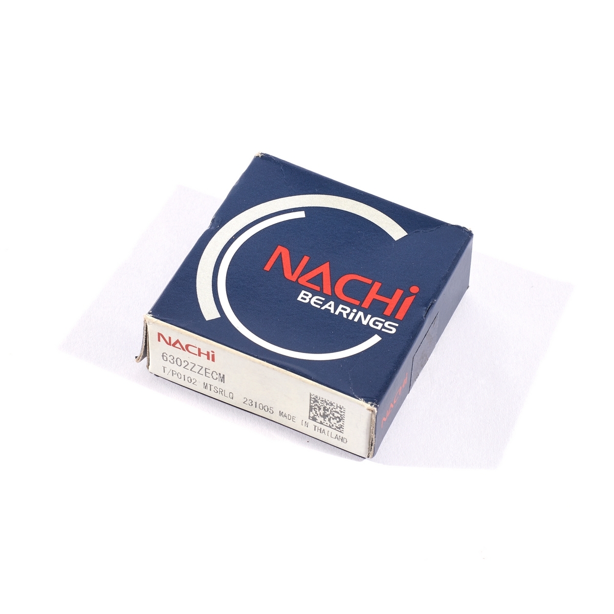 ลูกปืน NACHI 6302ZZE (ปิดเหล็ก 2 ข้าง)